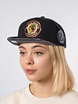 Бейсболка MITCHELL NESS арт. HS11482-CBHBLCK Chicago Blackhawks NHL (черный)